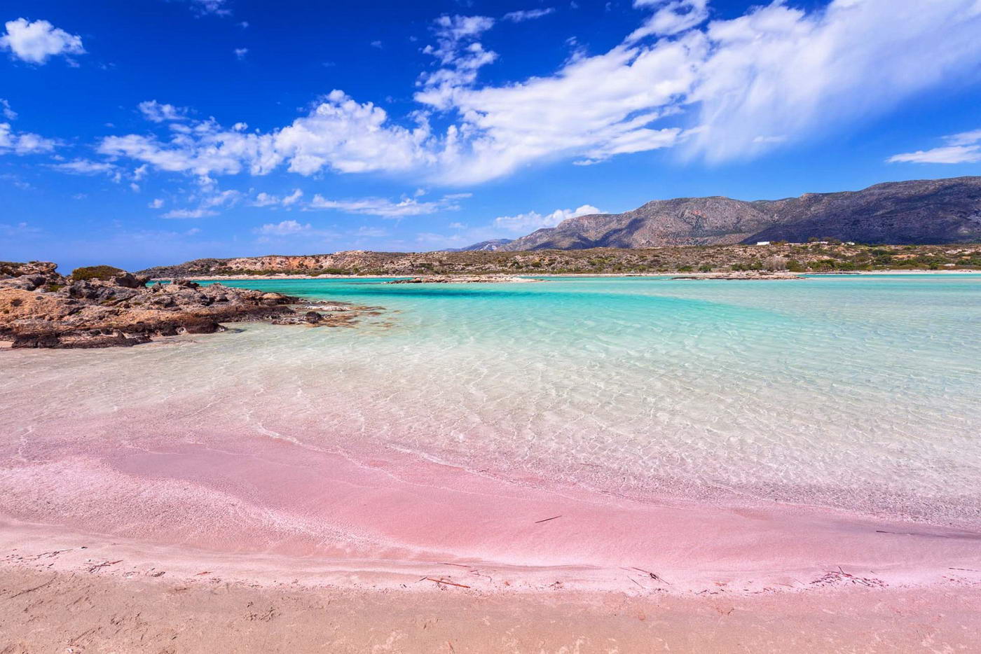 Elafonisi: roze plaža na Kreti (leto 2027)